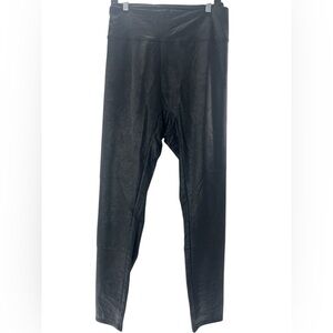 NWT All Worthy Ultimate Faux Leather Brown Leggings 5XT